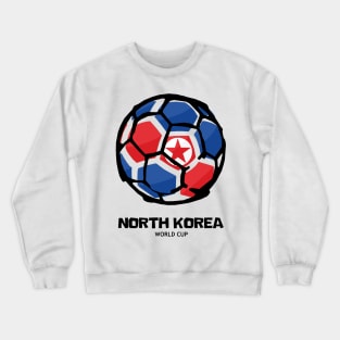 North Korea Football Country Flag Crewneck Sweatshirt